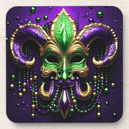 Porta-copo Mardi Gras Fleur De Lis Design