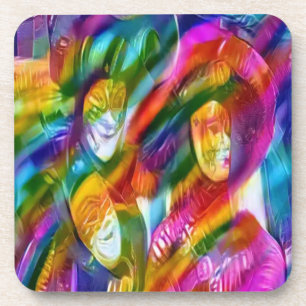 Porta-copo Mardis Gras