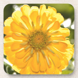 Porta-copo Margarida floral amarela elegante