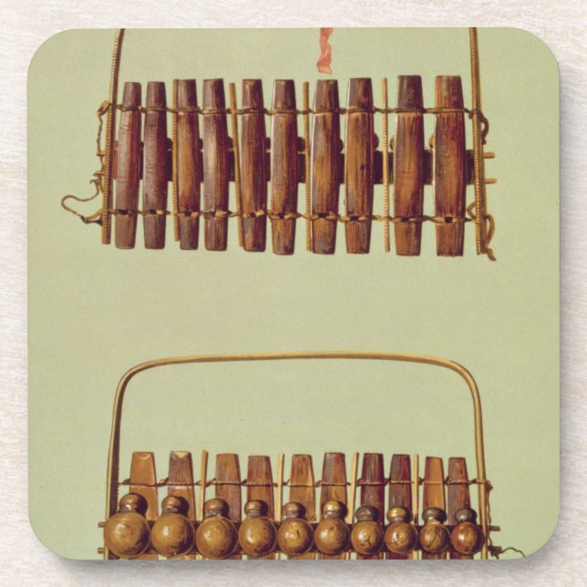 Porta-copo Marimba, parte dianteira e vistas traseiras, sul - (Frente)