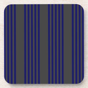 Porta-copo Marinho azul e carvão cinco faixas