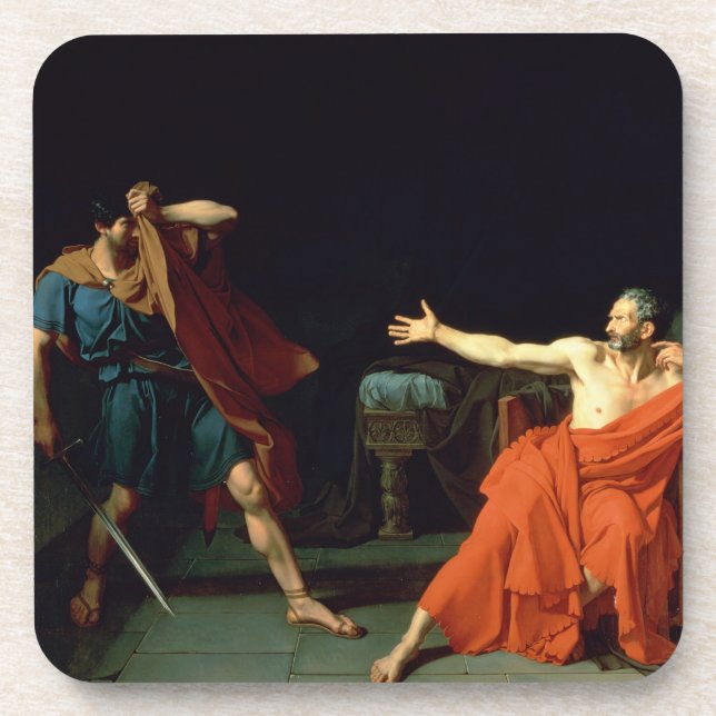 Porta-copo Mário em Minturnae, 1786 (óleo em canvas) (Frente)