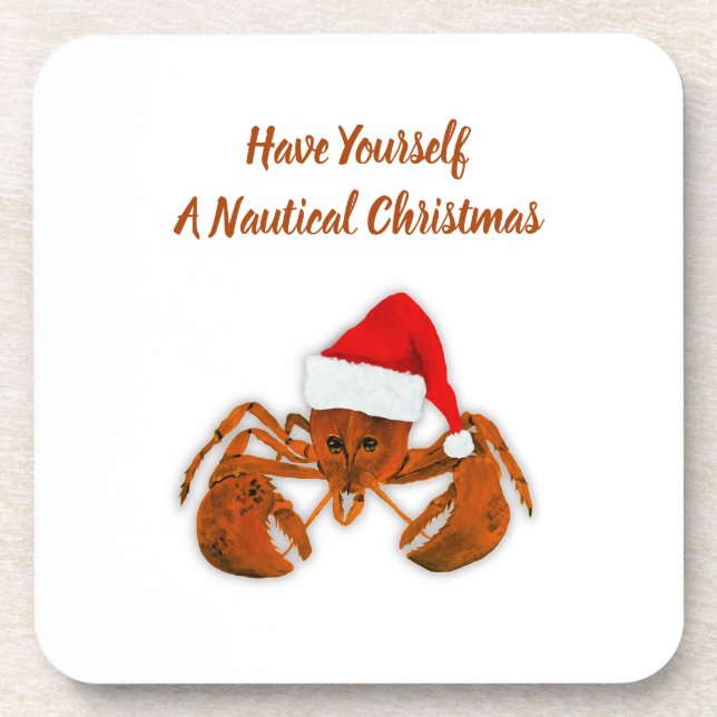 Porta-copo Maritime Santa Lobster (Frente)