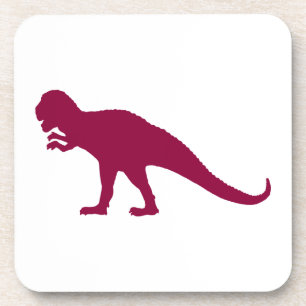 Porta-copo Maroon Dinosaur