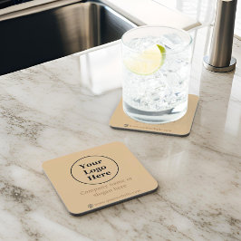 Porta-copo Marrom elegante simples