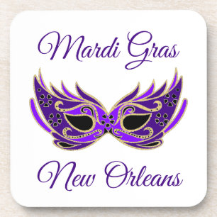 Porta-copo Máscara de Mardi Gras New Orleans