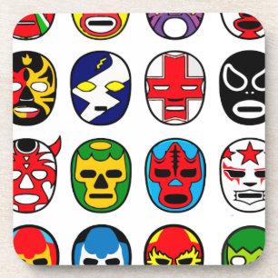 Porta-copo Máscaras mexicanas da luta de Lucha Libre Luchador