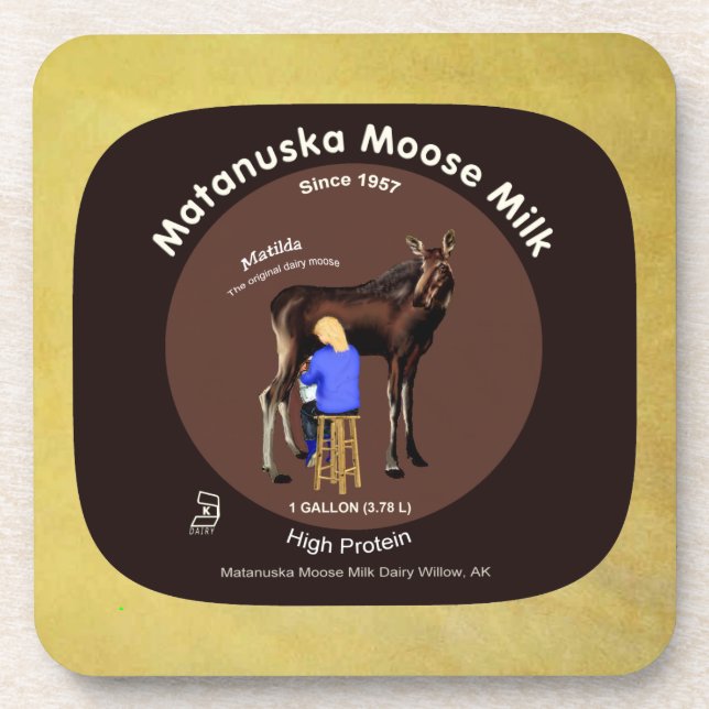 Porta-copo Matanuska Moose Milk (Frente)