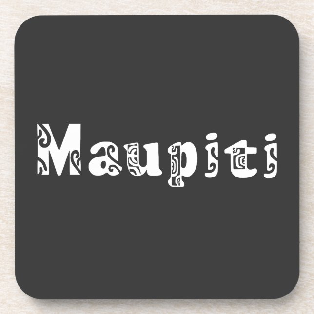 Porta-copo MAUPITI (blanc) (Frente)