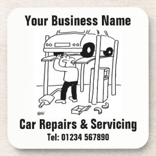 Porta-copo Mechanic or Garage Owner Car Repairs