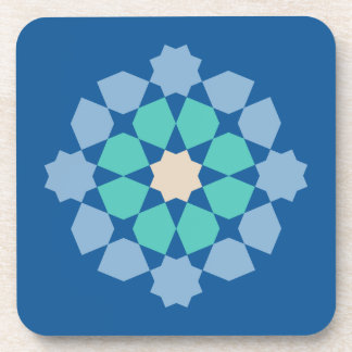 Porta-copo Medalhão Turquesa Tranquilidade