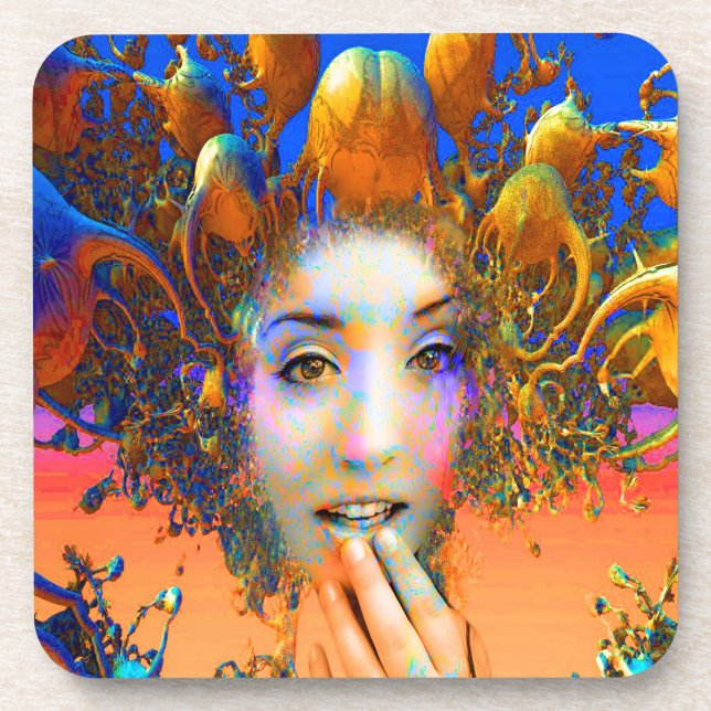 Porta-copo Medusa Orgânica (Frente)