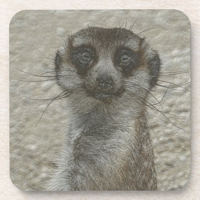 Porta-copo meerkat metálico (Frente)