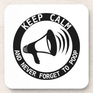 Porta-copo Megafone: Fique Calmo E Nunca Esqueça