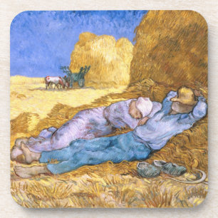Porta-copo Meio-dia de Vincent van Gogh , o Siesta, após o