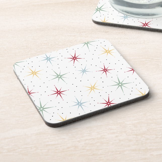 Porta-copo Meio século Colorido de Starburst Atômica (Left Side)