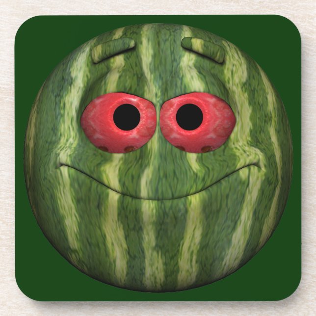 Porta-copo Melancia Emoticon (Frente)