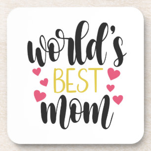 Porta-copo Melhor Dia de as mães da Mãe do Mundo  Porta cop