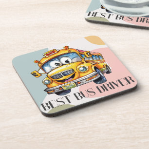 Porta-copo Melhor Driver de Barramento Escolar de Cartoons Am