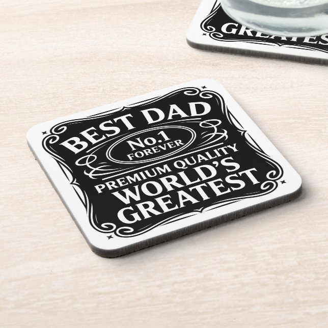 Porta-copo Melhor Pai Nunca (Left Side)