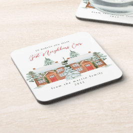 Porta-copo Melhor Vizinhos Já Ilustraram Natal