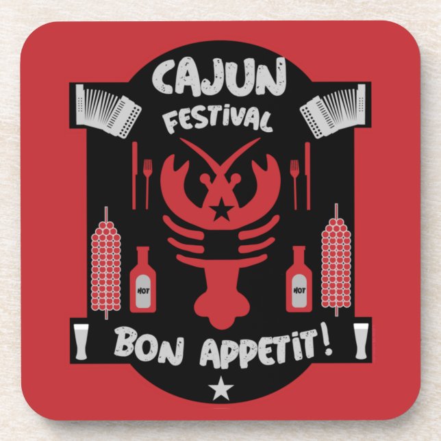 Porta-copo Melhores cozinheiros cajun (Frente)