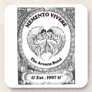 Porta-copo Memento Vivere Arte de Anjo Vintage Bond