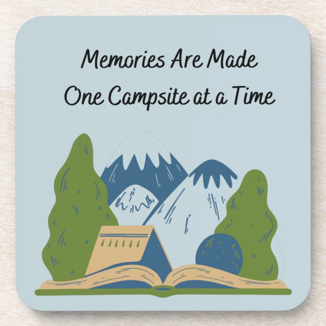 Porta-copo Memórias são feitas em um local por vez (Frente)