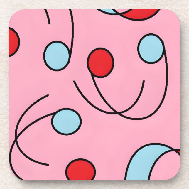 Porta-copo Memphis Design Drupes (Frente)