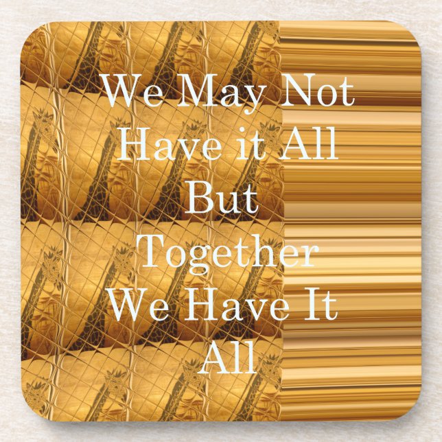 Porta-copo Mensagem inspiradora com Design de vida selvagem a (Frente)