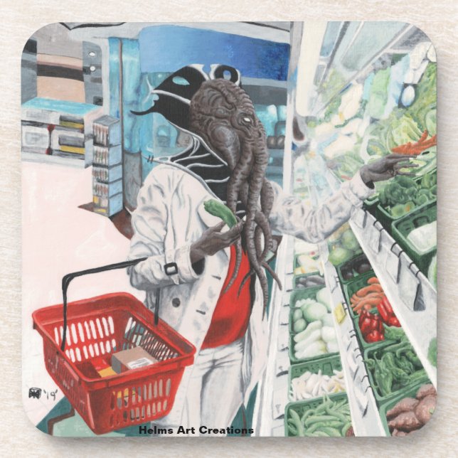 Porta-copo Mente Comprando Fantasia Arte Portas copos Plástic (Frente)