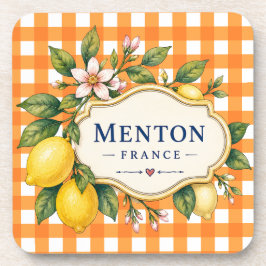 Porta-copo Menton Lemon Cote d Azur coasters