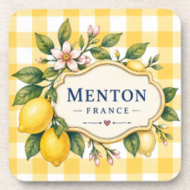 Porta-copo Menton Lemon Cote d Azur coasters