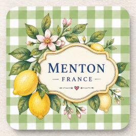Porta-copo Menton Lemon Cote d Azur coasters