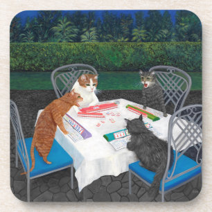 Porta-copo Meowjongg