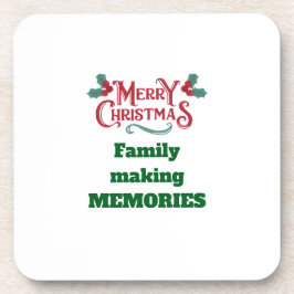 Porta-copo  Merry Christmas Beverage Coaster