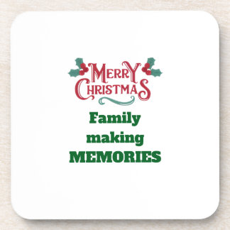 Porta-copo Merry Christmas Beverage Coaster