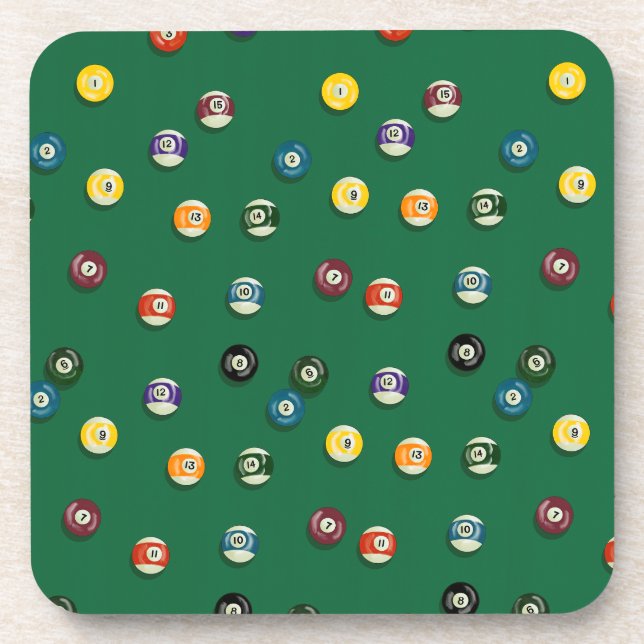 Porta-copo Mesa de Bilhar Noturna Tubarão de Sinuca (Frente)