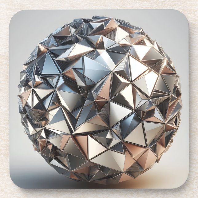 Porta-copo metal reflections design ball (Frente)