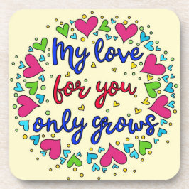 Porta-copo Meu amor por você só vai