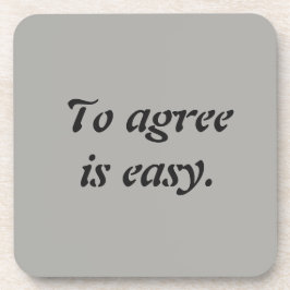 Porta-copo Meu concorde citações