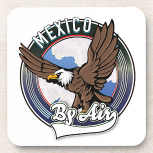 Porta-copo México por adesivo de viagem aérea.
