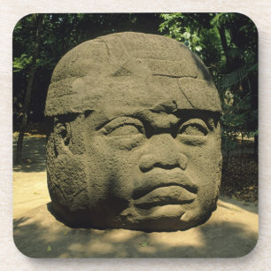 Porta-copo México, Villahermosa, cabeça gigante Olmec, La Ven