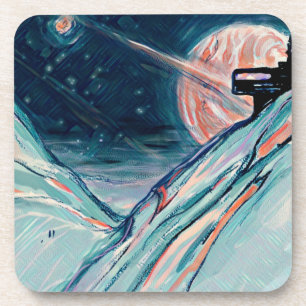 Porta-copo Minha futura casa no espaço