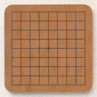 Miniatura 9x9 Textura de madeira marrom de Goban