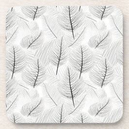 Porta-copo Mínimo de Negra e Branca de Folha Artística