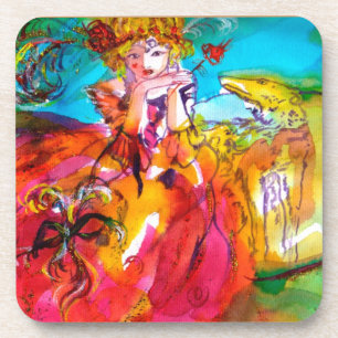 Porta-copo MIRANDOLINA/Máscaras de Carnaval Veneza