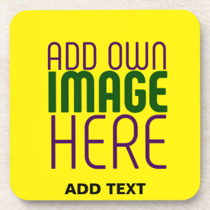 PORTA-COPO MODELO DE TEXTO DE IMAGEM AMARELO SIMPLES EDITÁVEL
