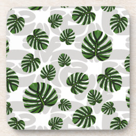 Porta-copo Modern Boho Botanical Leaves Pattern
