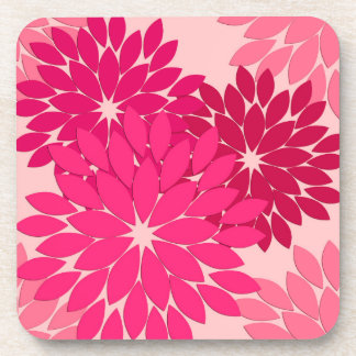 Porta-copo Modern Floral Kimono Impressão, cor-de-rosa